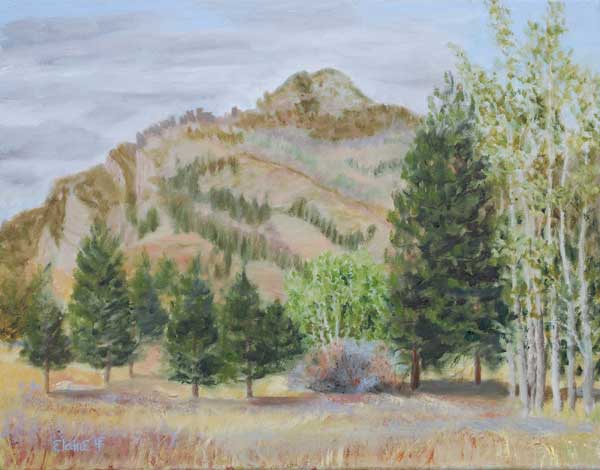 Illusions, contemporary oil painting by Elaine Davis
