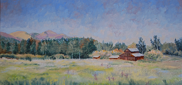 Illusions, contemporary oil painting by Elaine Davis