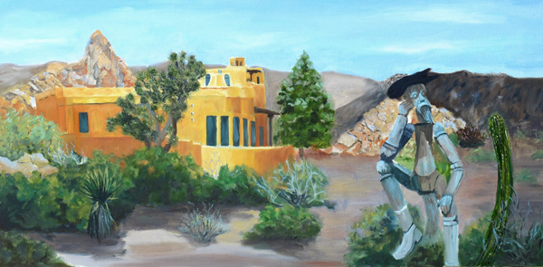 No Hay Viento Aqui, Oil painting by Elaine Davis